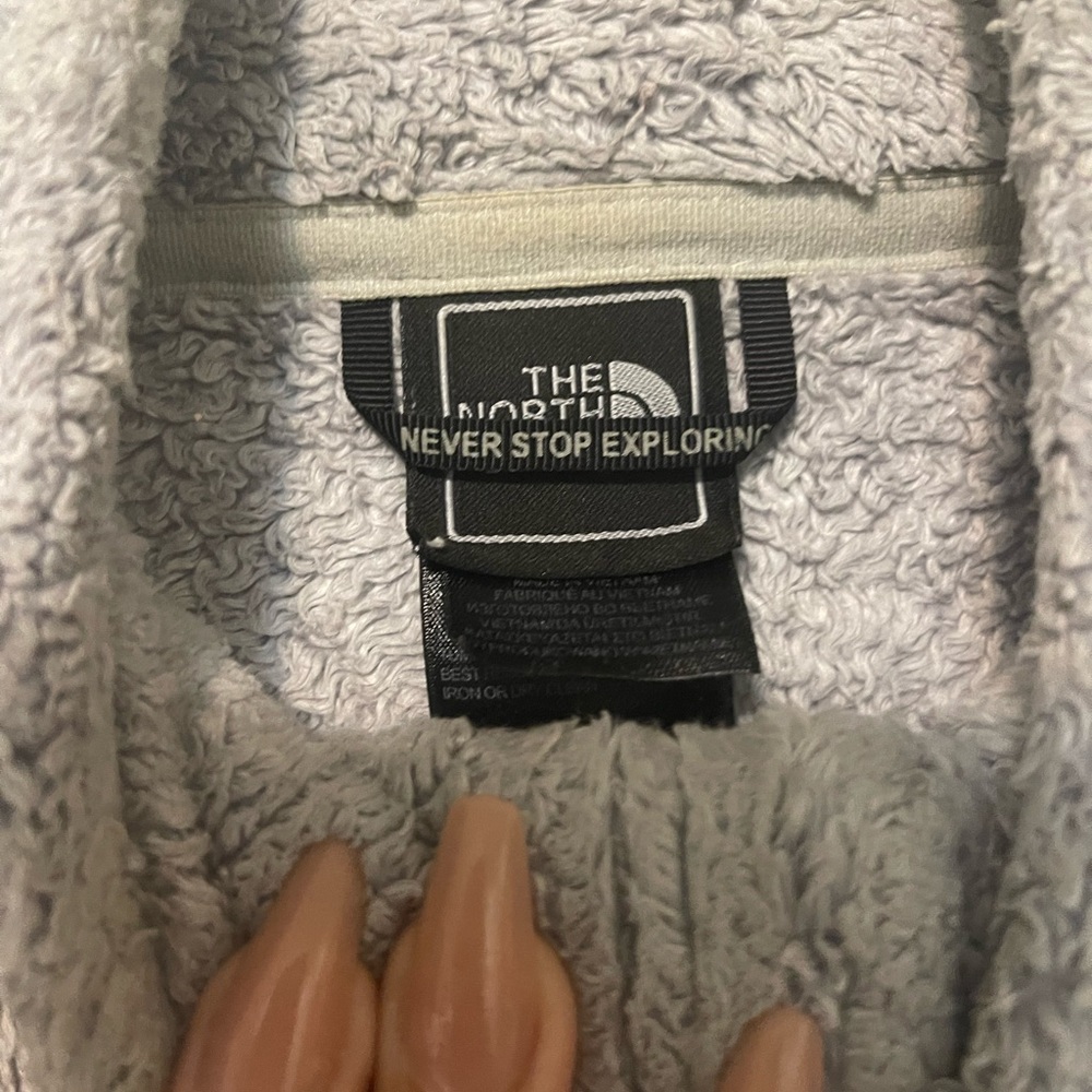 The North Face Light Grey Fleece Jacket